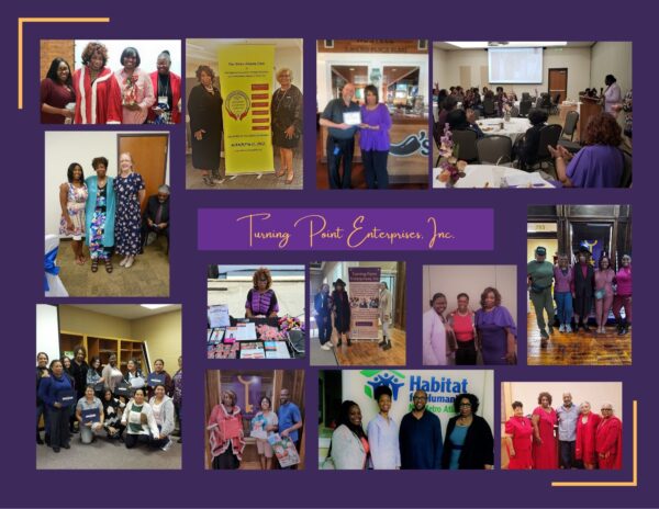 collage of Turning Point Enterprises events through the years